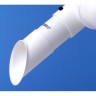 Дымоприемник щелевой ALSIDENT System 75 с белым фланцем и химической устойчивостью 1-7525-7-5